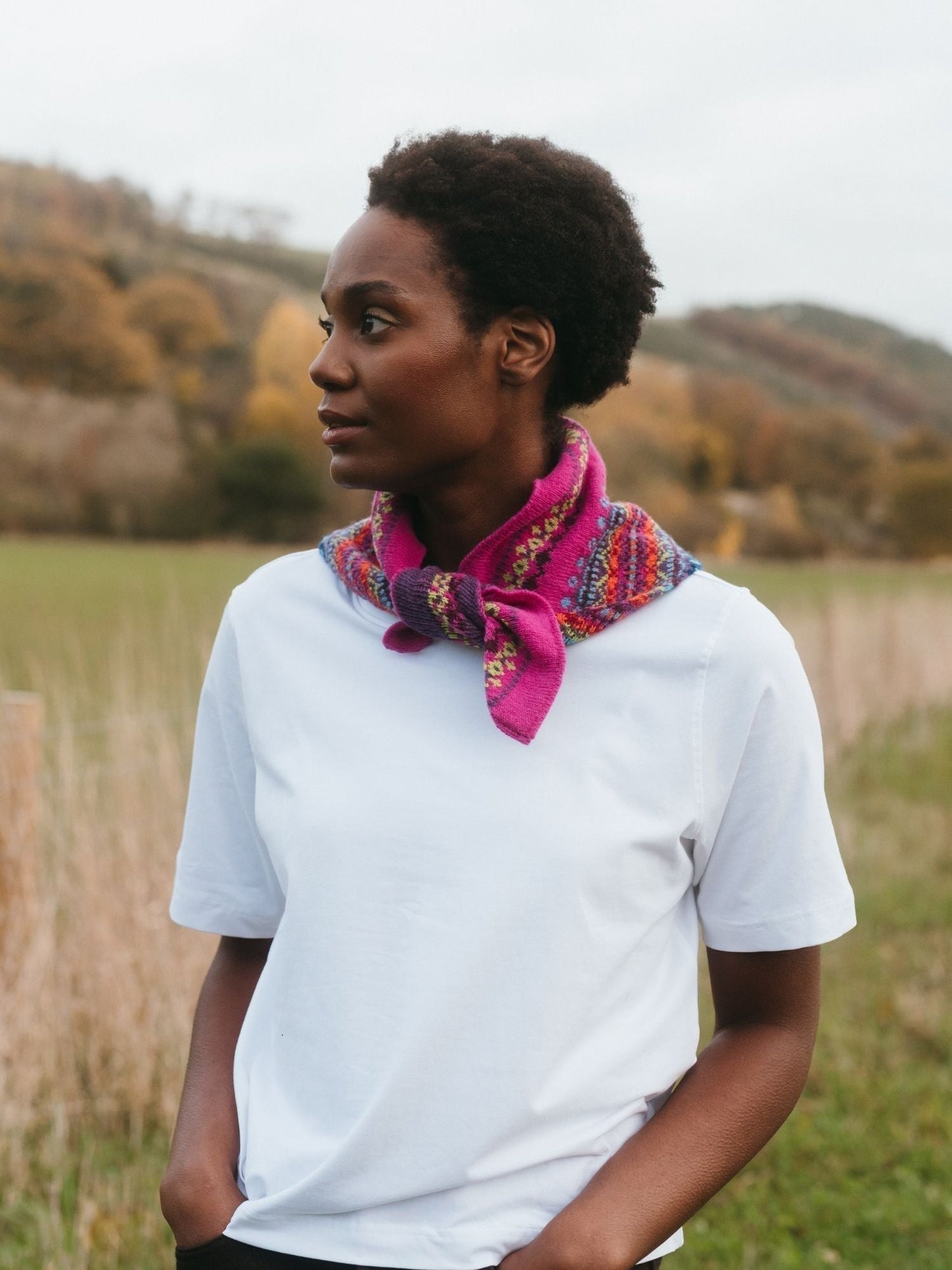 5 Ways to wear the Fairisle Neckerchief