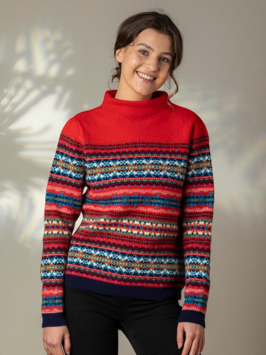 Kinross High Neck Sweater Onyx