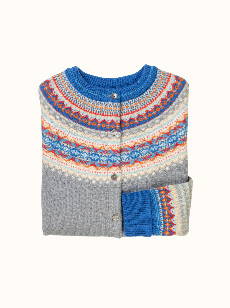 Alpine Cardigan Cornflower
