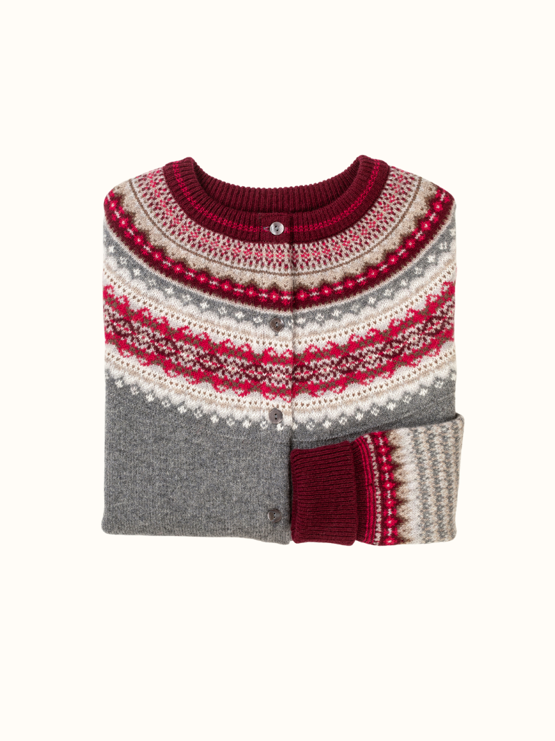 Alpine Cardigan Greyberry