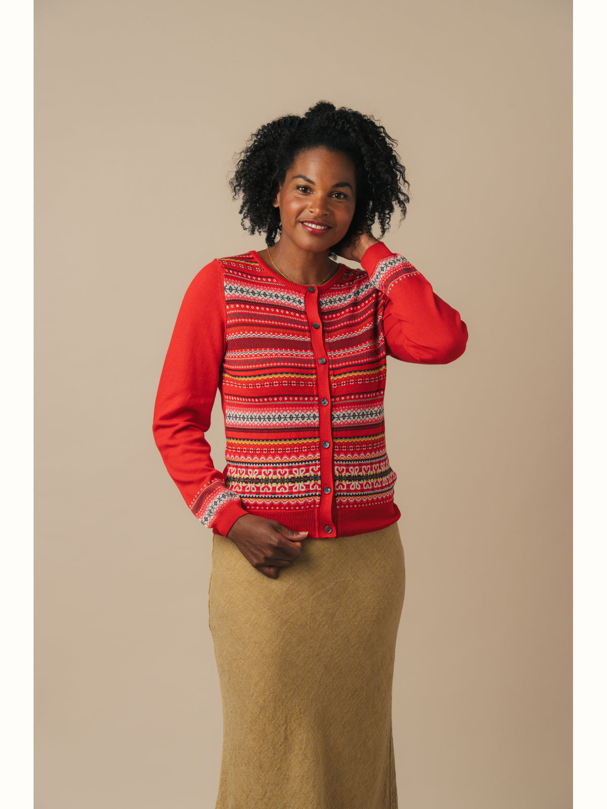 Sailor Round Neck Cardigan Atlas