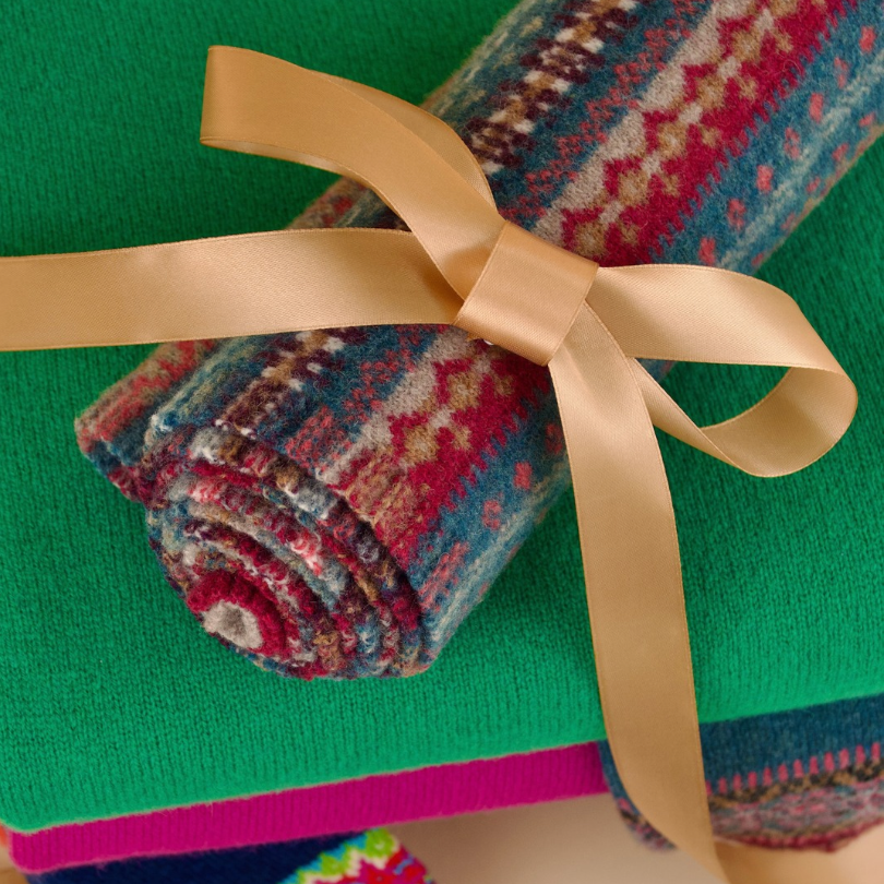 Wrap up warmth with beautiful knitted stocking fillers.