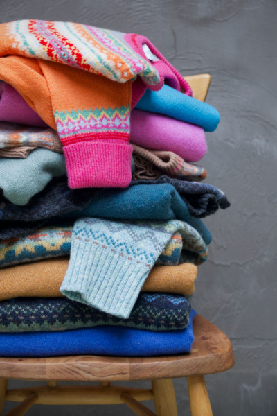 ERIBÉ Women's Alpine Fairisle Sweater - Merino Wool & Angora ERIBÉ Women's Alpine Fairisle Sweater - Merino Wool & Angora
