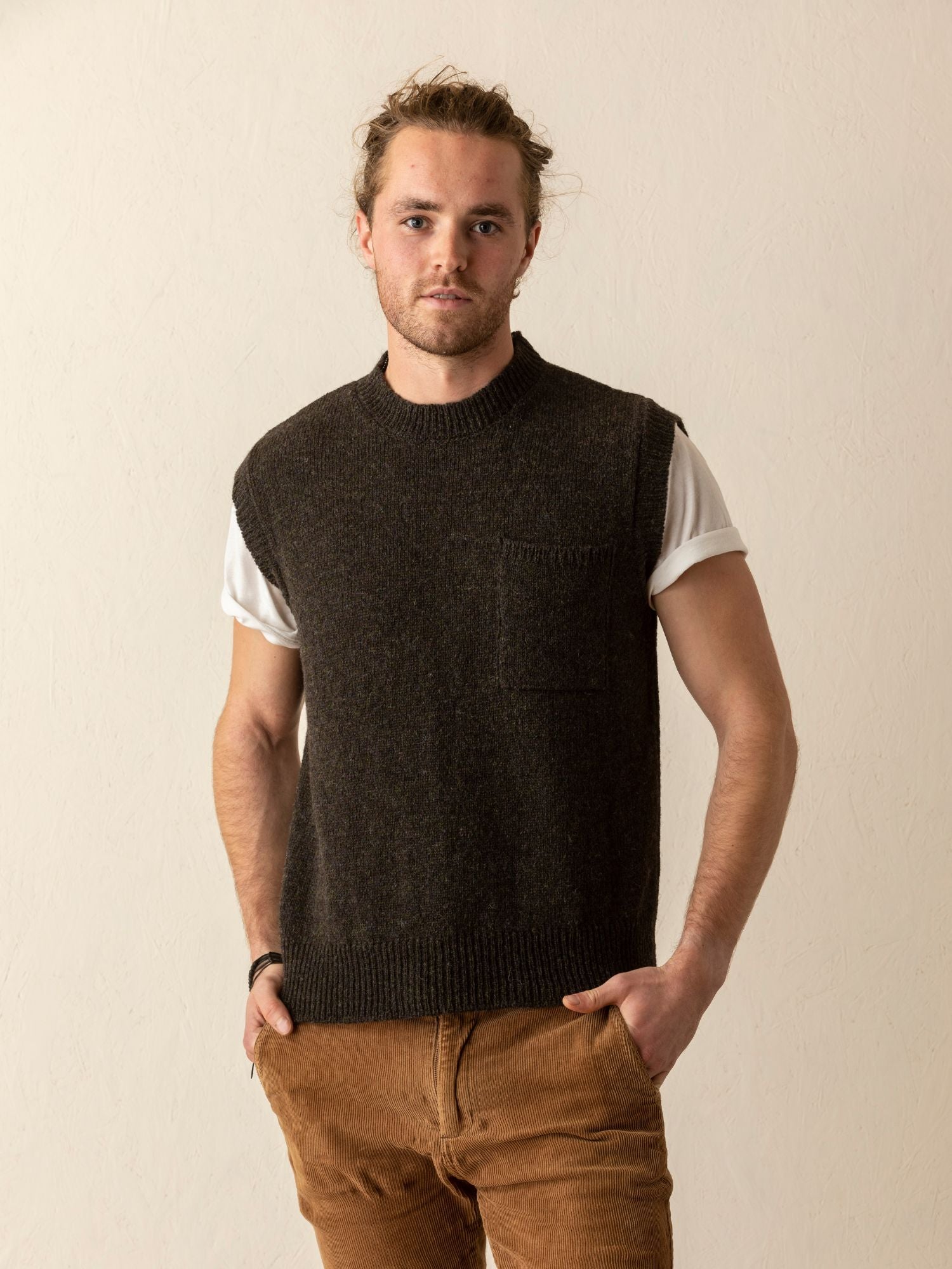 Ecology Crew Neck Vest Bullrush