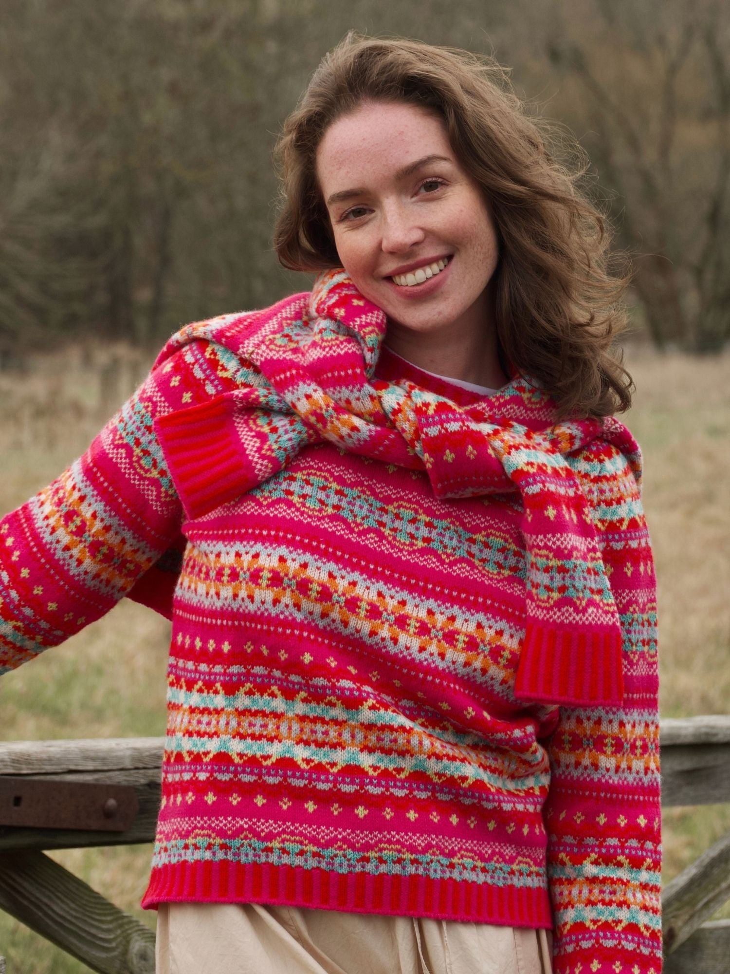 Kinross Sweater Foxglove