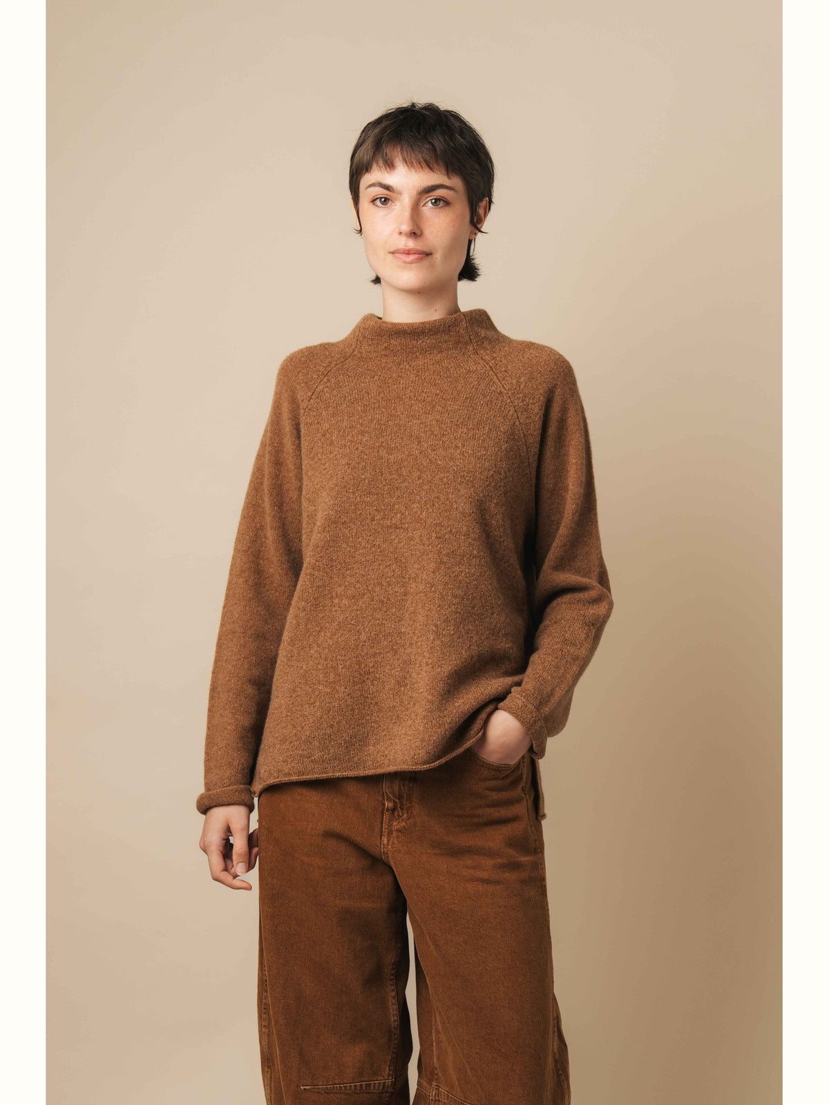 Corry Raglan Sweater Driftwood