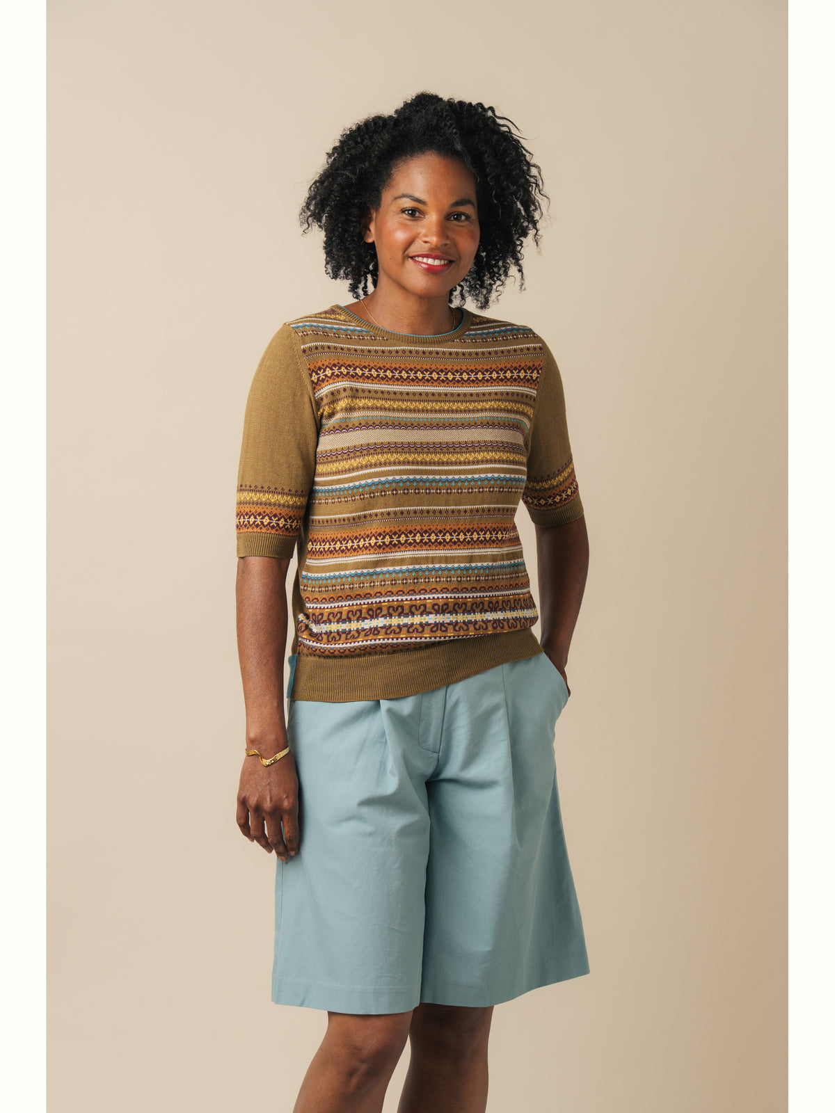 Sailor Short Sleeve Sweater Reef