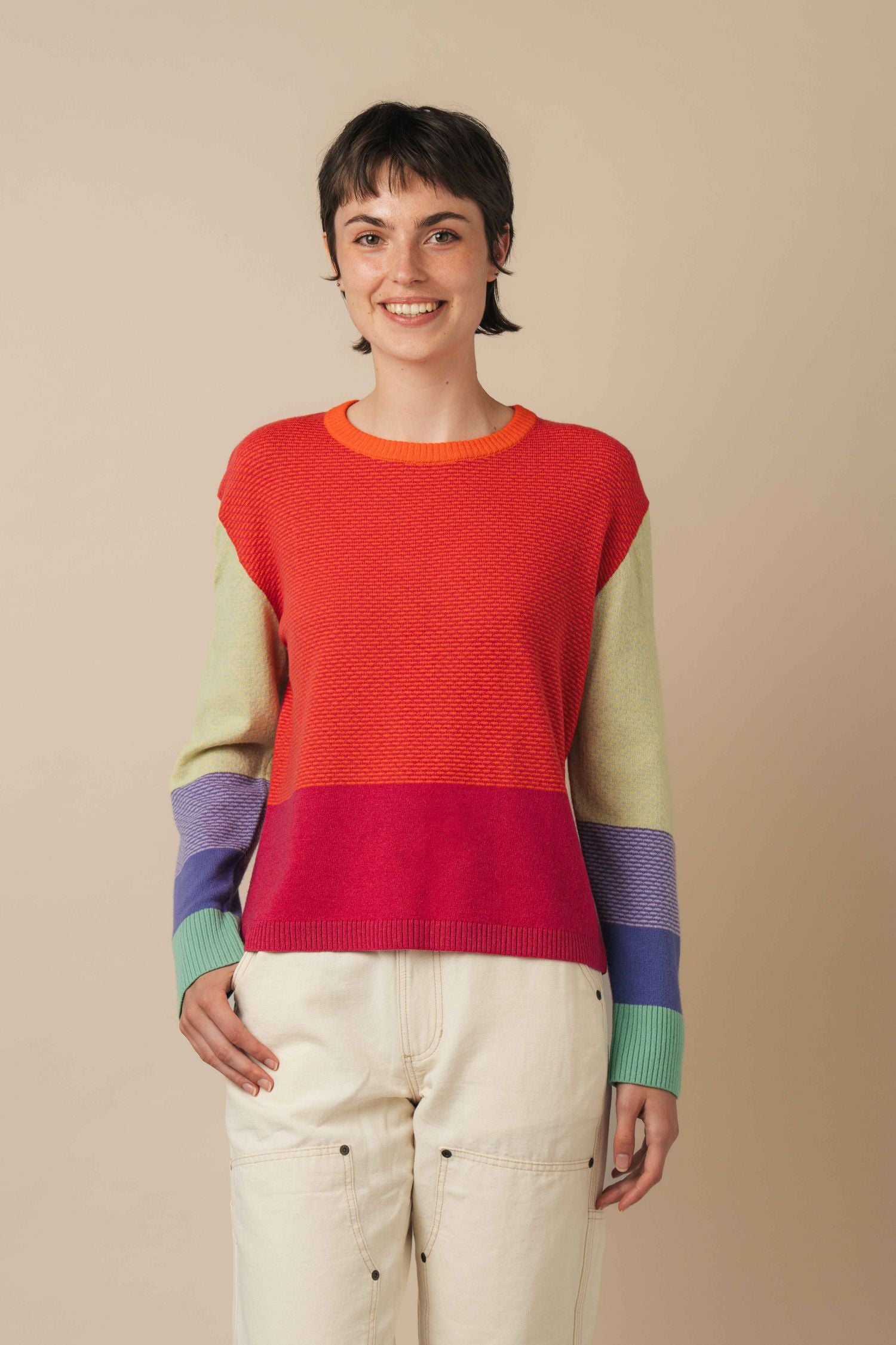 Melrose Tweed Sweater Fraser