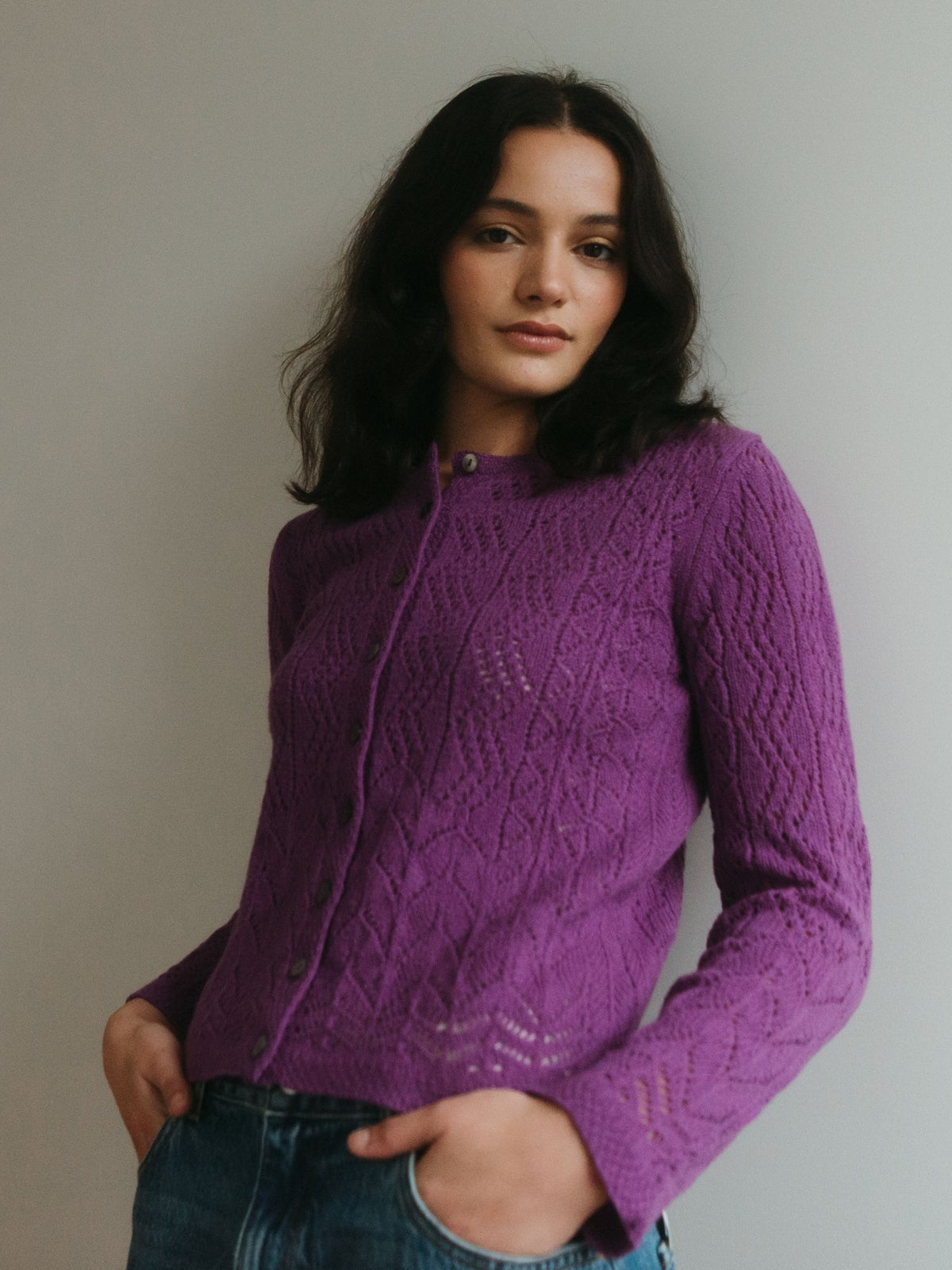 Solway Lace Cardigan Sari