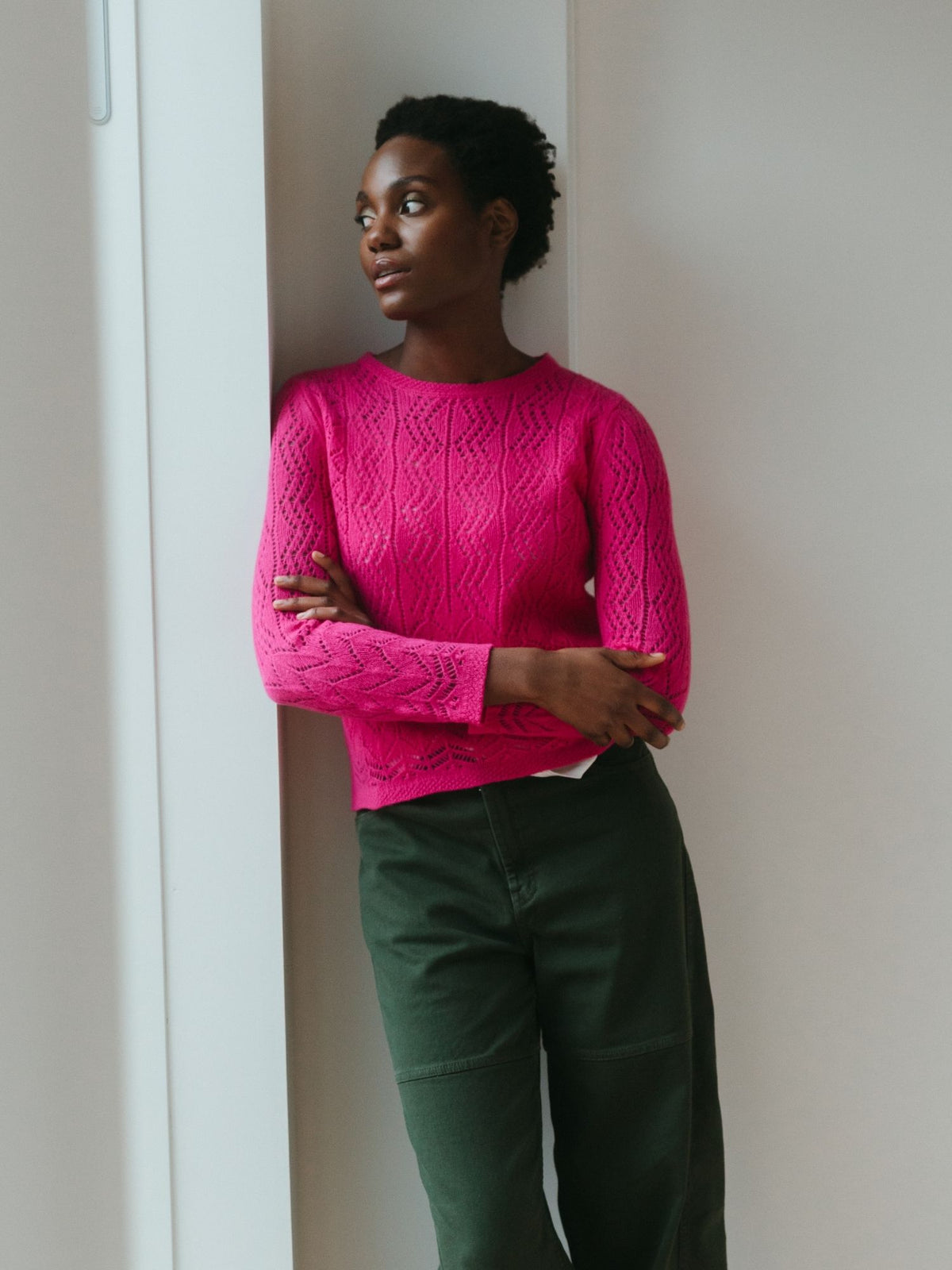 Solway Lace Sweater - Punk