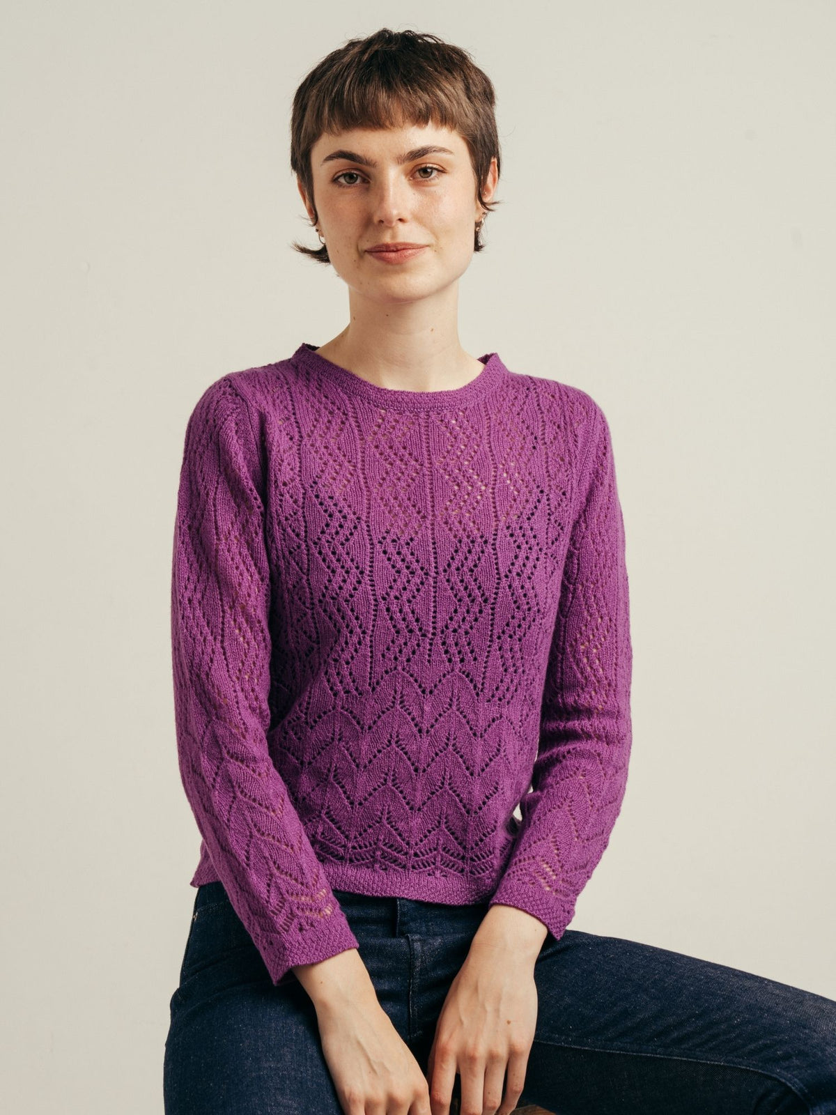 Solway Lace Sweater Sari