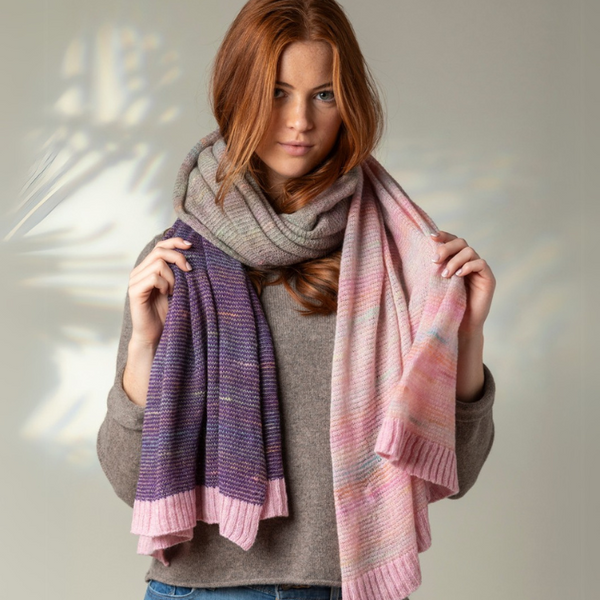 Byborre Möbius Wrap Scarf - Lichen Birch Gradient | Garmentory