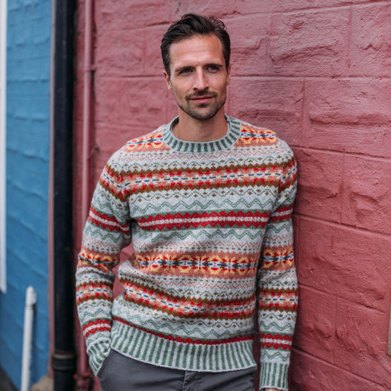 Brodie Sweater | Fairisle Sweater | ERIBÉ Knitwear | Scotland