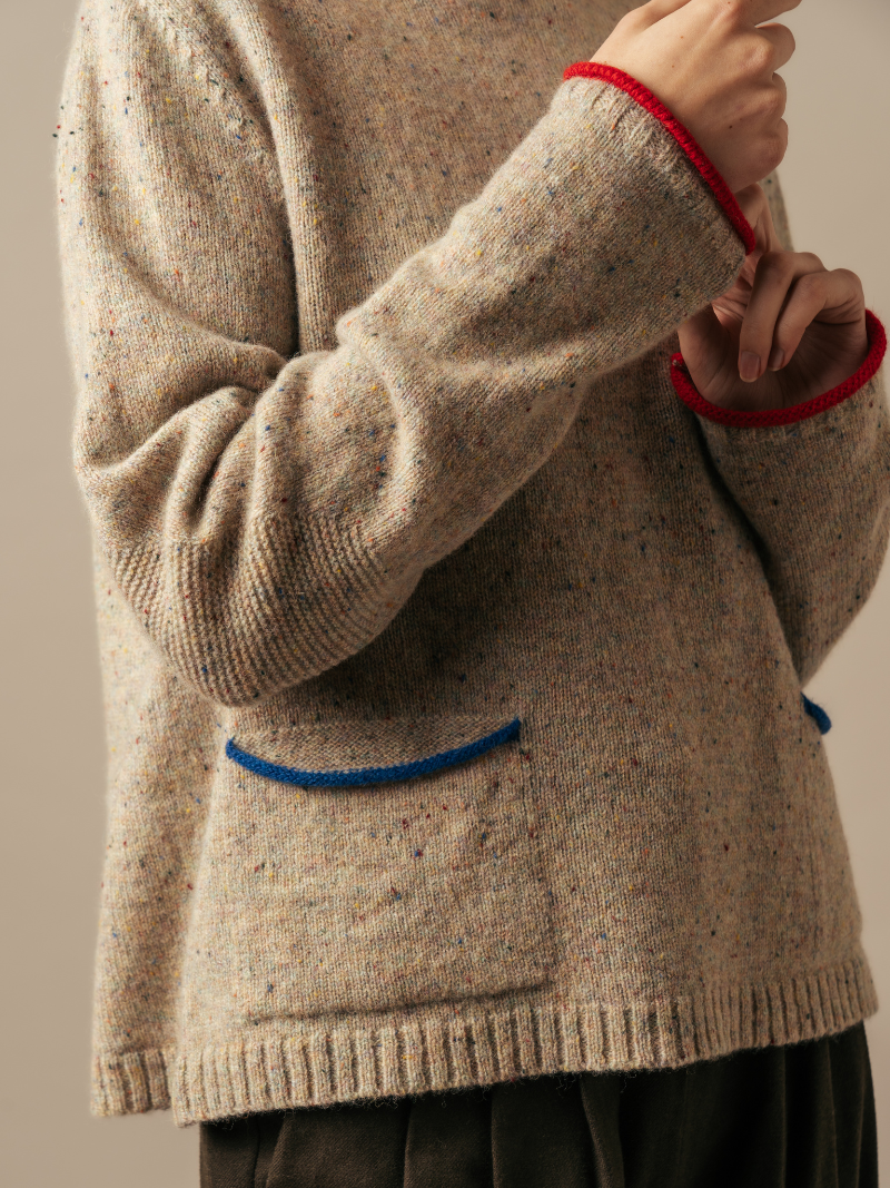 Tweed Nep Sweater