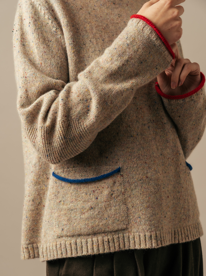Tweed Nep Sweater