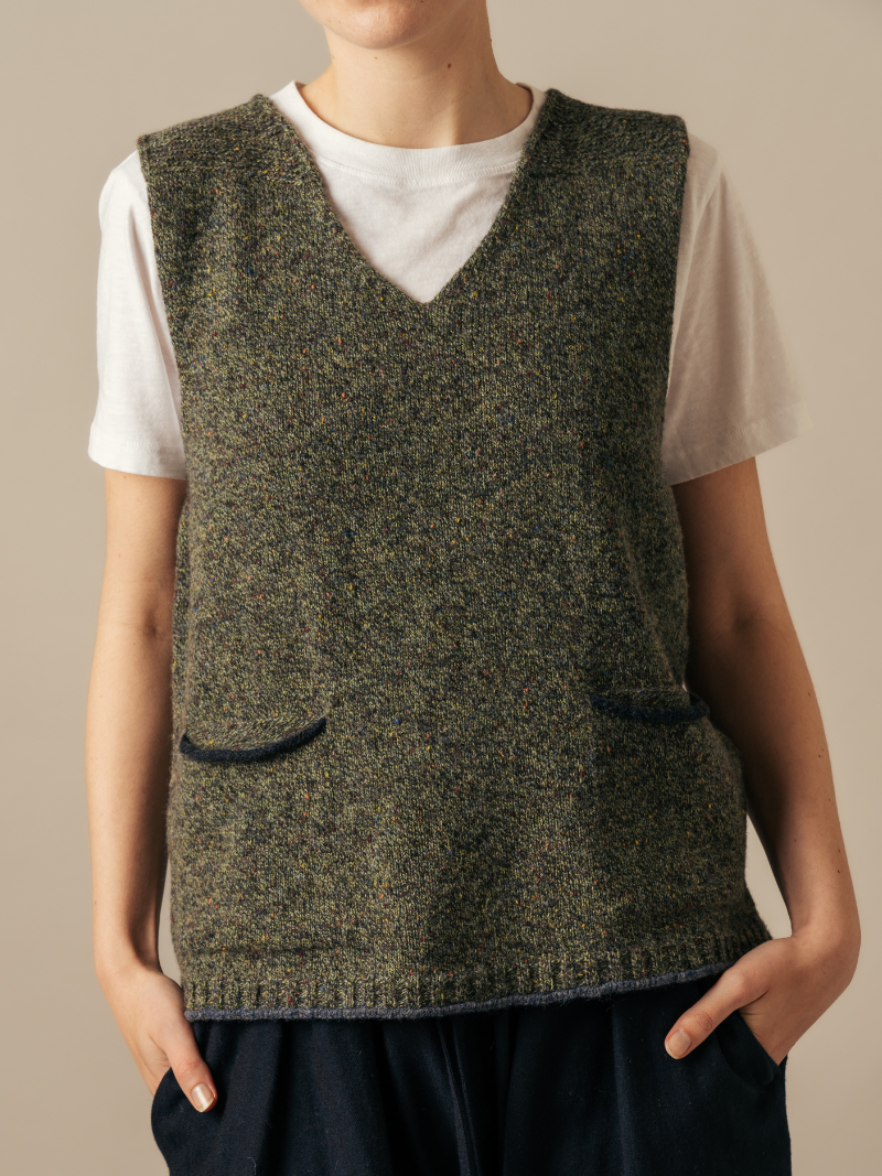 Tweed Nep Vest