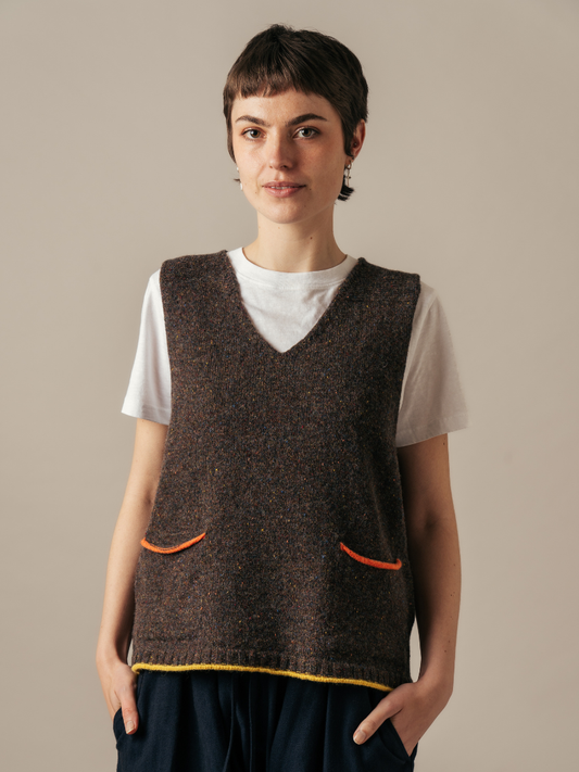 Tweed Nep Vest