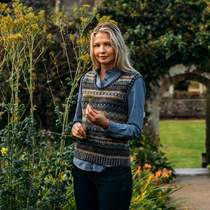 Westray Vest ERIB Knitwear Fairisle Vest Scotland westray-vest-erib-knitwear-fairisle-vest-scotland