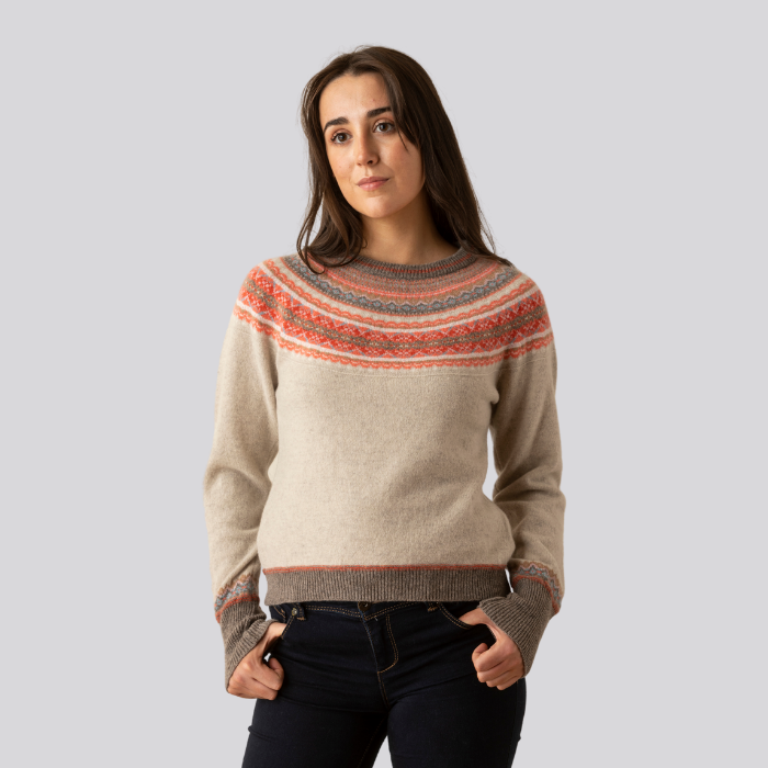 Alpine Short Sweater Hibiscus
