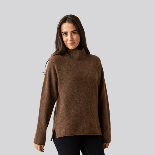 Corry Ladies Raglan Sweater Tobacco