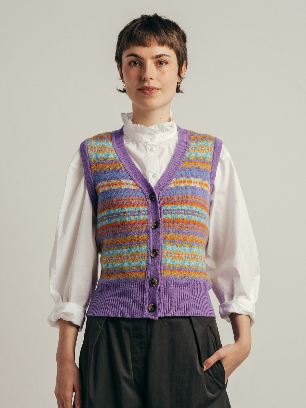 Kinross Waistcoat Sea Holly