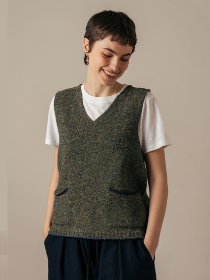 Tweed Nep Vest